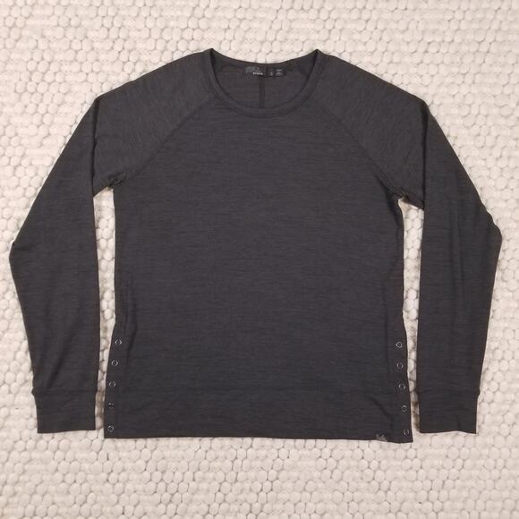 Prana Sol Protect Top Dark Gray Sz Small - Picture 5 of 9